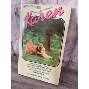 1983 Paperback Karen True Story By her Mother Marie Killilea